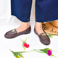 COACH LOAFERS FOR WOMENS - BROWN