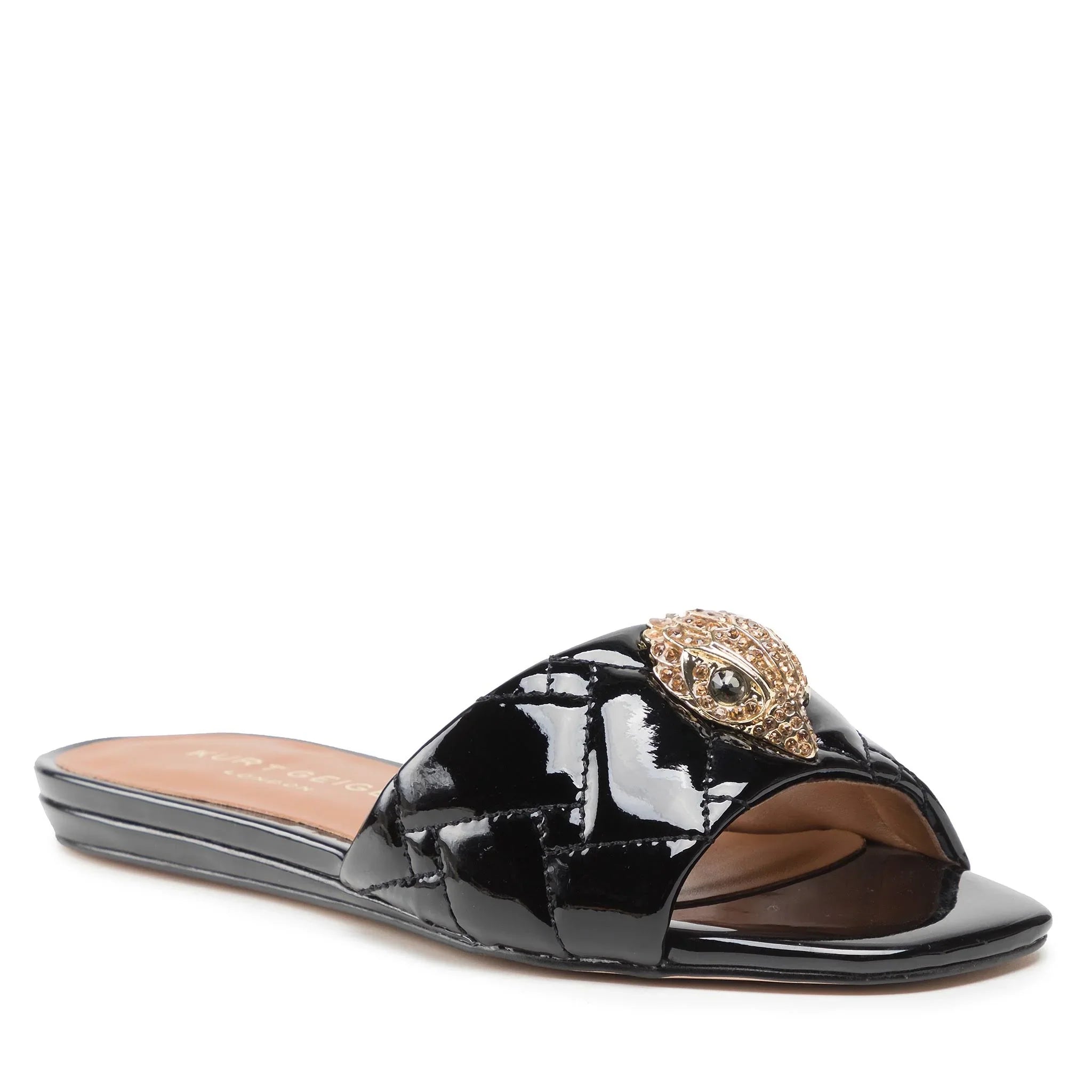 KURT GEIGER CASUAL SLIDES - BLACK