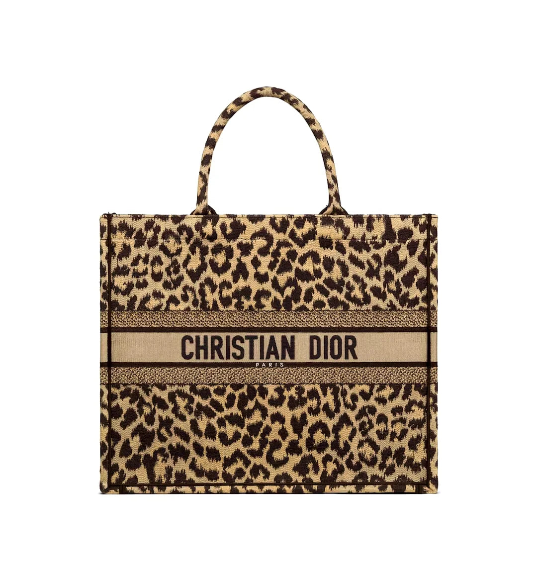 BOOK TOTE BAG - LEOPARD