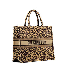 BOOK TOTE BAG - LEOPARD