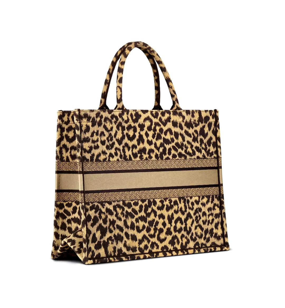 BOOK TOTE BAG - LEOPARD