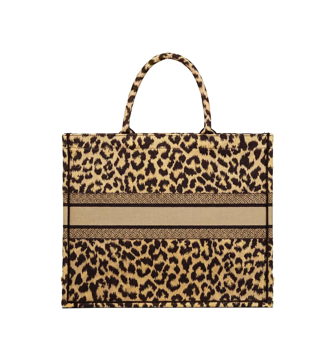 BOOK TOTE BAG - LEOPARD