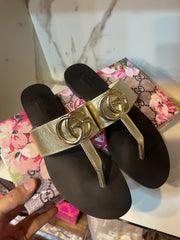 GG CASUAL FLATS - GOLDEN