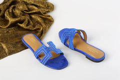 HERMES ORAN SANDAL - BLUE